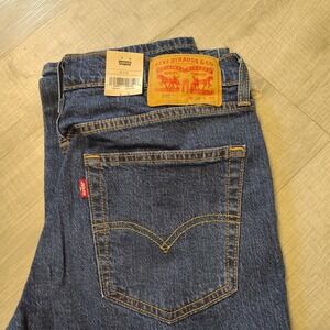 Levis 541 Jeans Light Dark Wash Blue Athletic Taper Stretch 32x32 NEW WITH TAGS